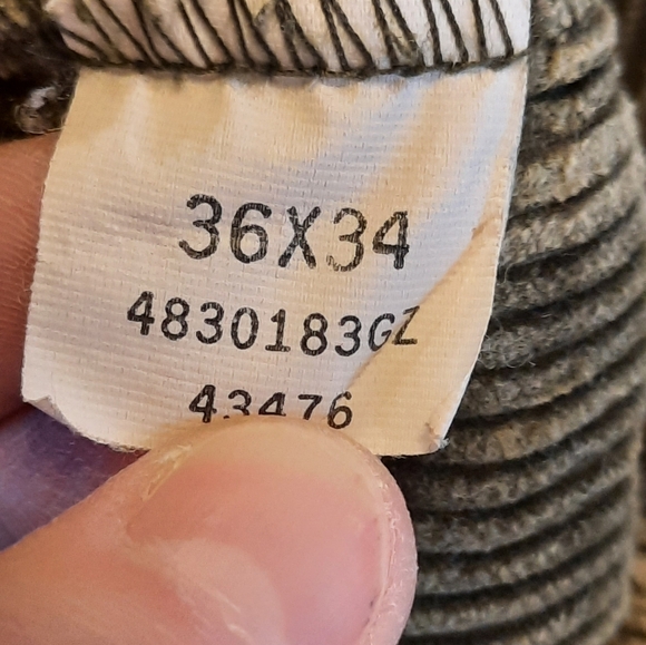 Polo Ralph Lauren Pants Mens 36x34 Brown Corduroy Pleated Preppy Classic - Picture 16 of 16